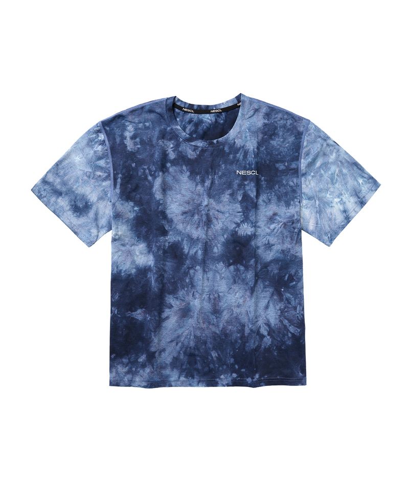 Sorona Marble Short Sleeve T-Shirt (Dark Blue)