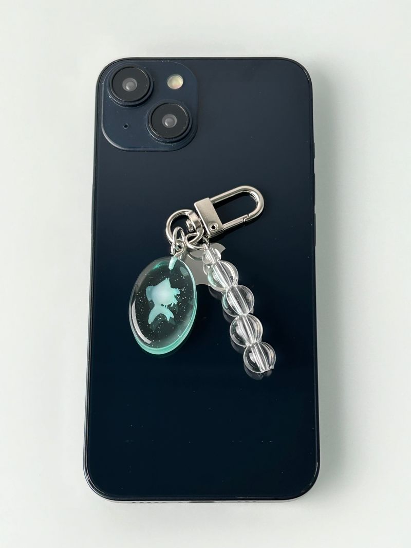 Emerald Fish Keyring