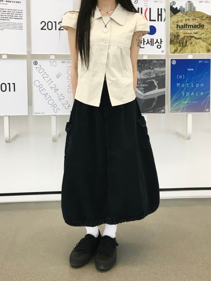 Eddie Collar Short Sleeve Blouse (2c)