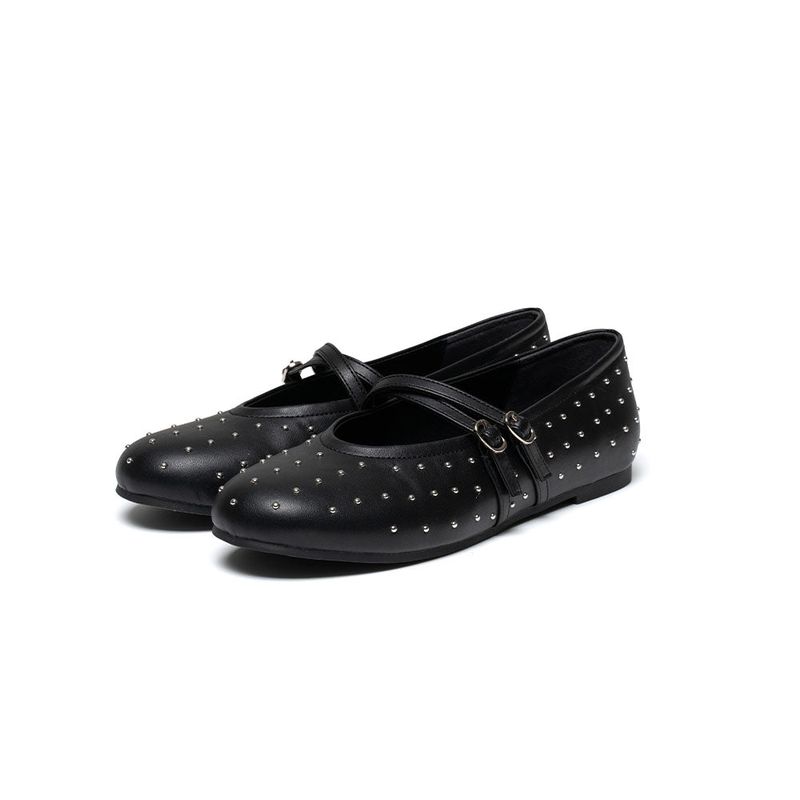 Stud Two Strap Maryjane - 2Color