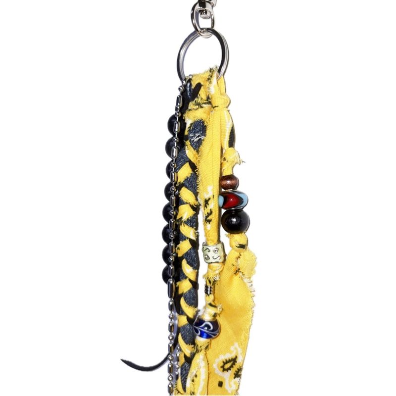 bandana gemstone keyring