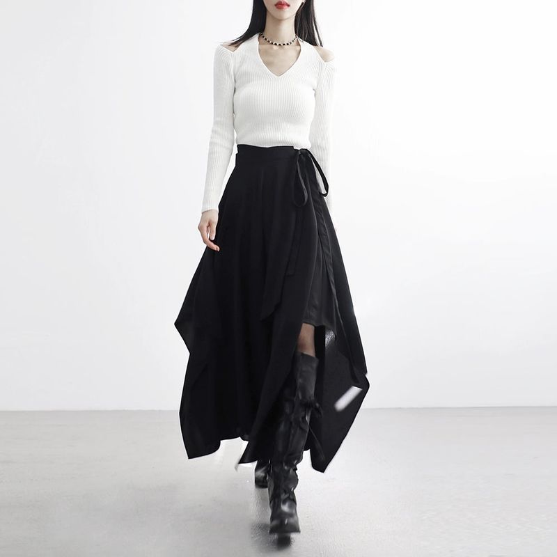 Prène Flared Wrap Skirt