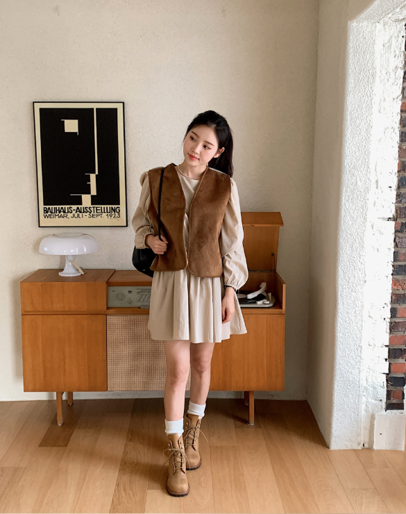 ED Reversible Suede Mustang Vest