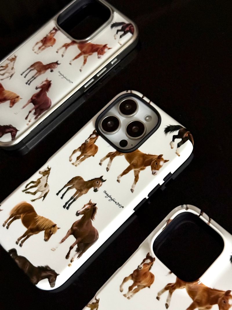 HORSES Tuff Bumper Case / TREEFORFIVE345