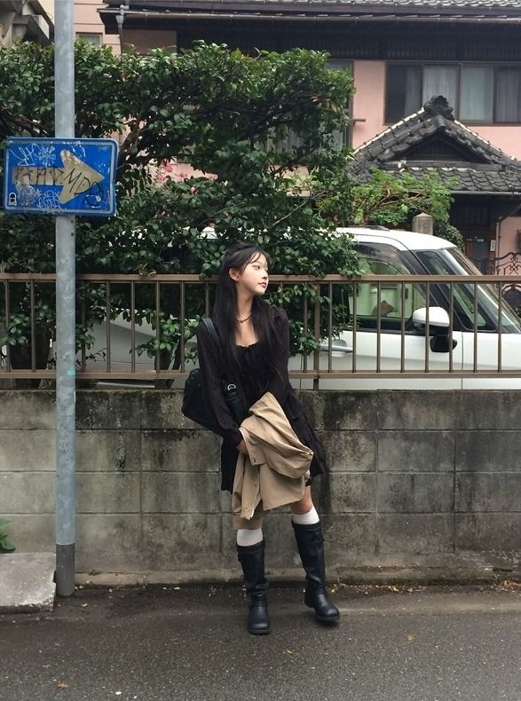 Murun Ribbon Strap Shirring Long Sleeve Blouse
