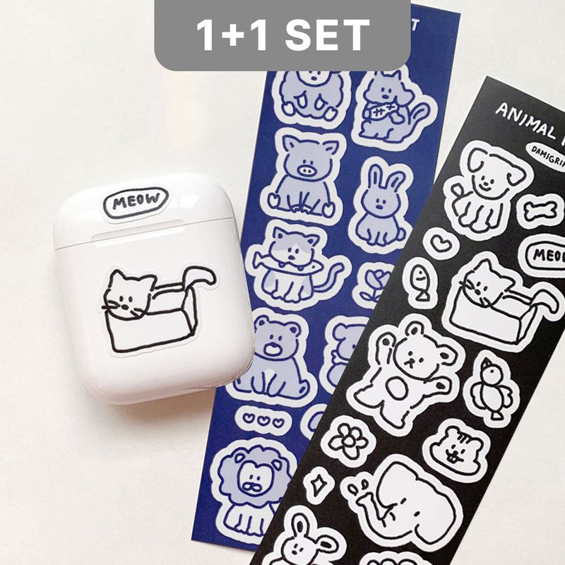 DAMIGRIM(ダミグリム)の「【1+1 SET】 Animal Sticker(Miscellaneous Goods/Stationery)」