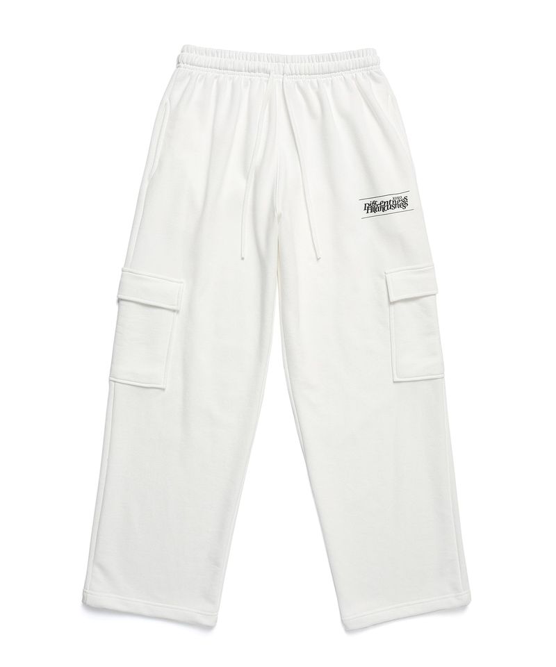 STACK LOGO STRING LOGO WIDE PANTS