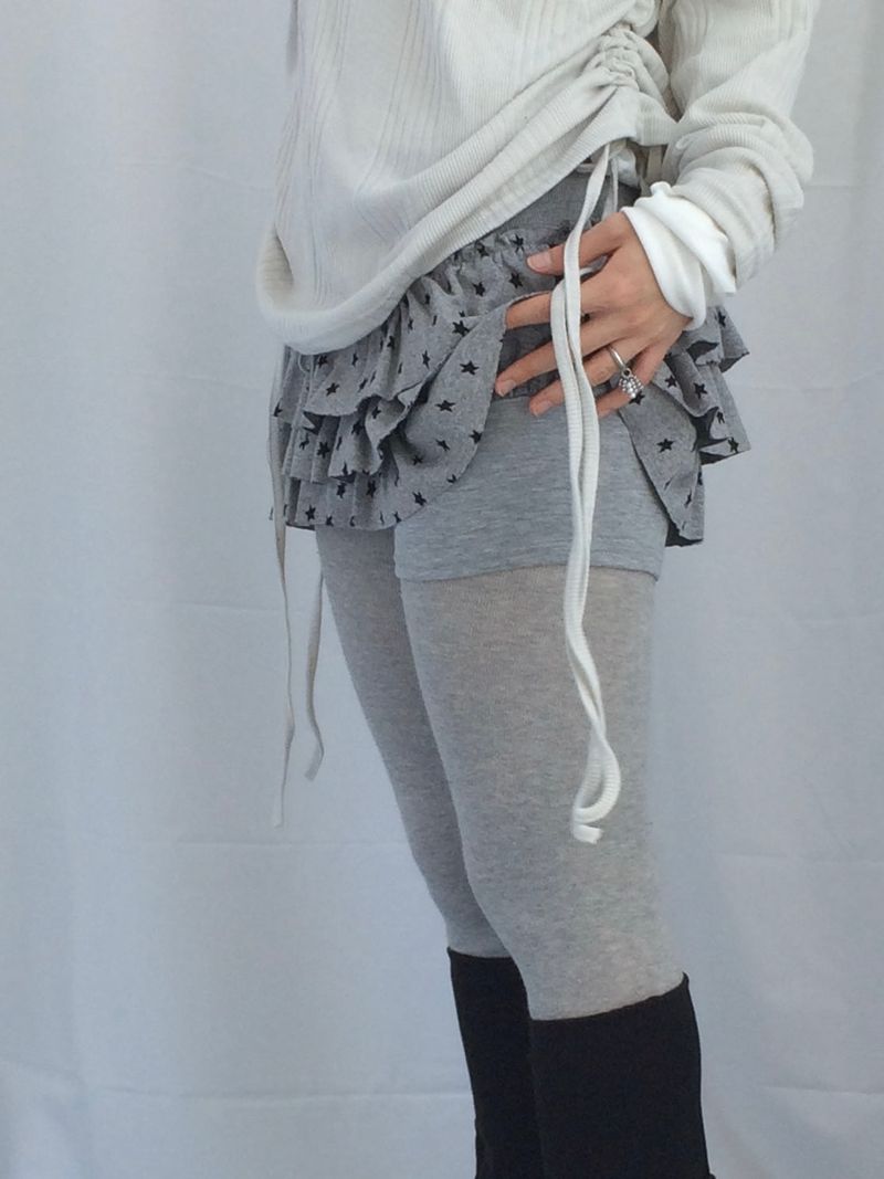 Lenny Shirring High-Neck Knitwear