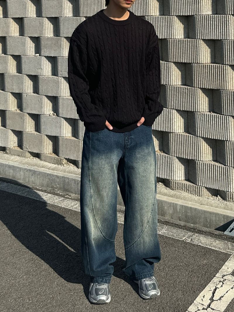 Warmer round knit (6color)