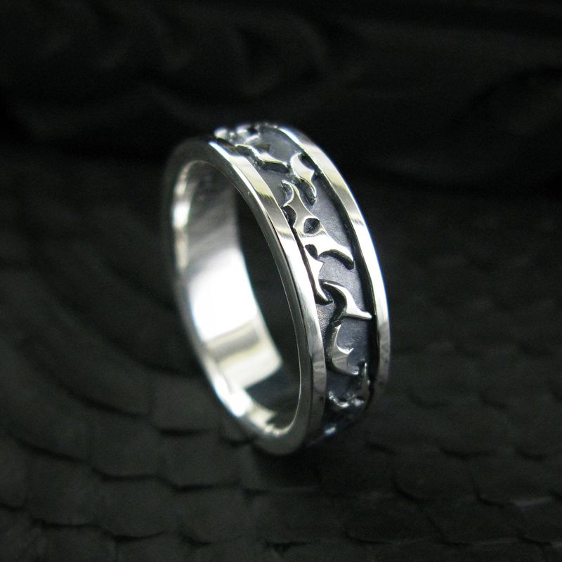 Lunar-L1 silver ring