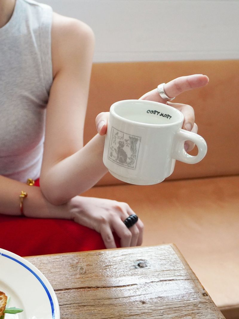 Cosy Stitch Mug - Cat