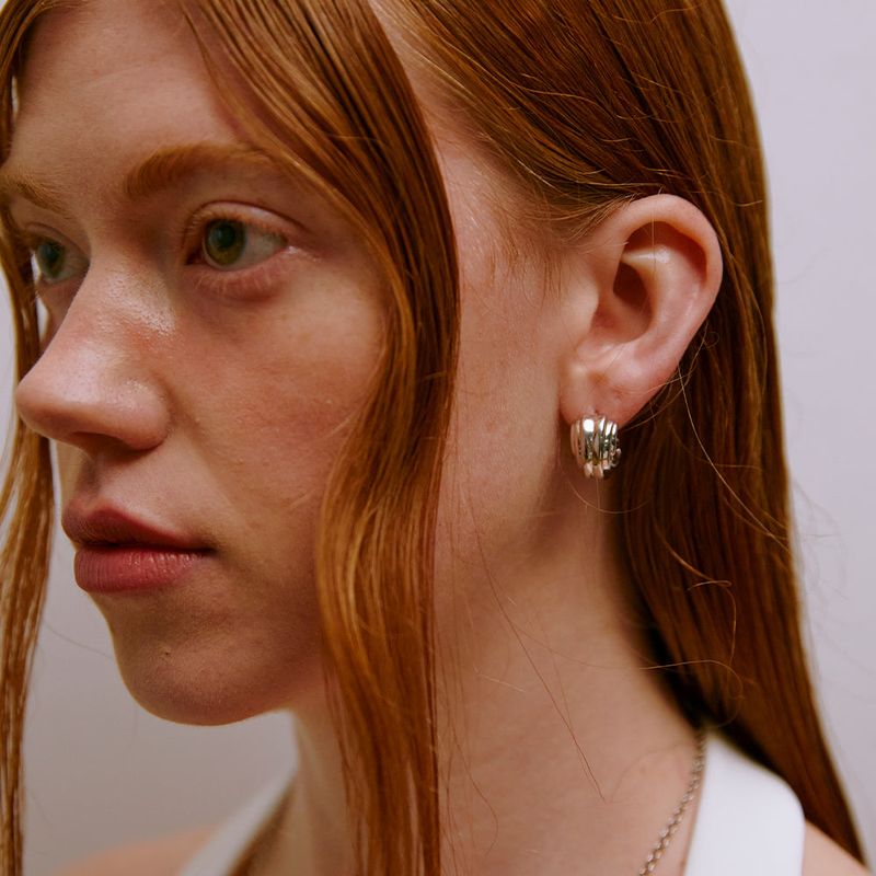 Third Movementの「Shell Earring (Silver)(Accessories)」