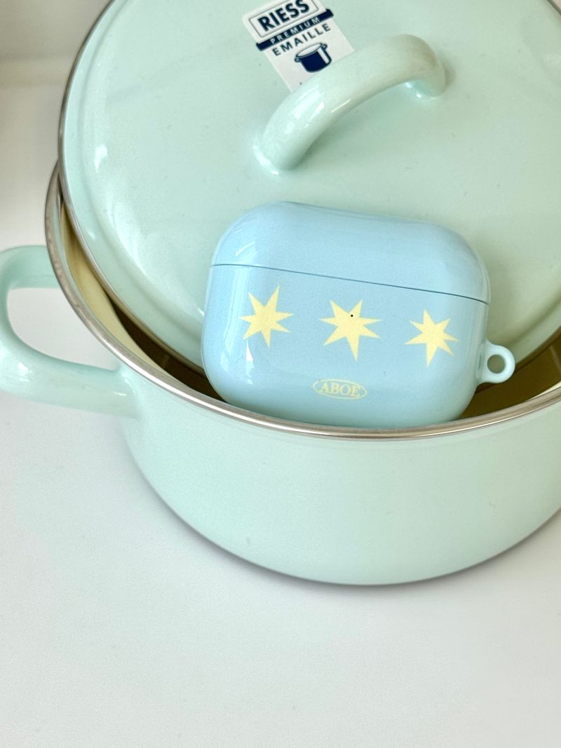 BLUE SPARKLING Airpods Case
