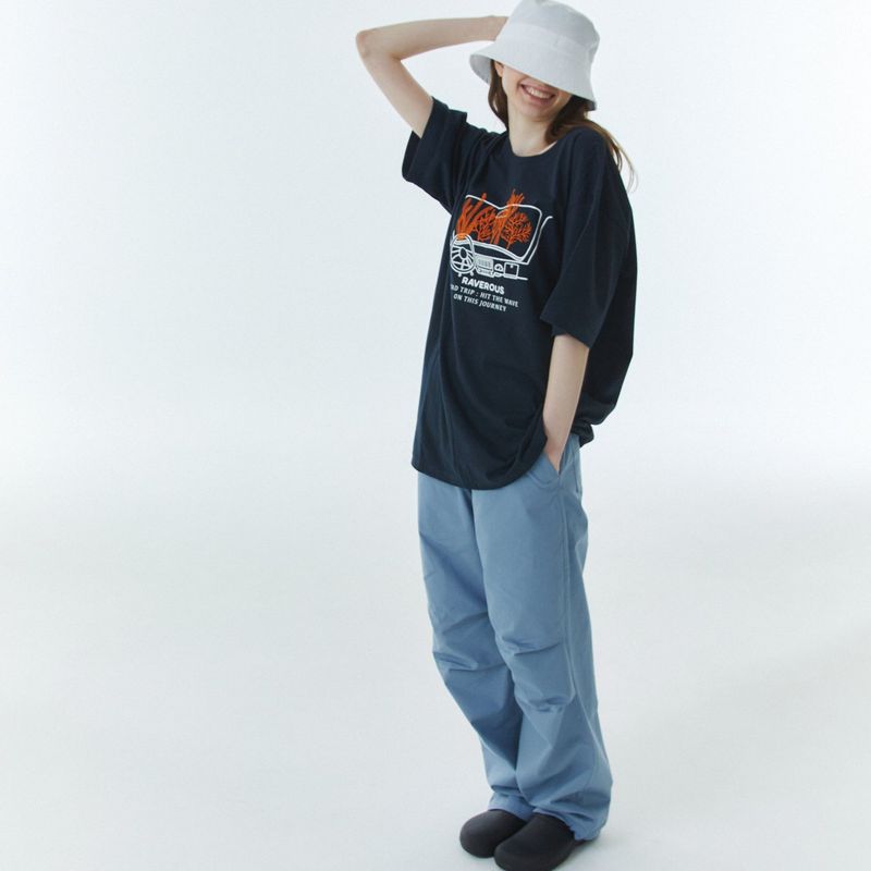 Coral T-Shirt Navy