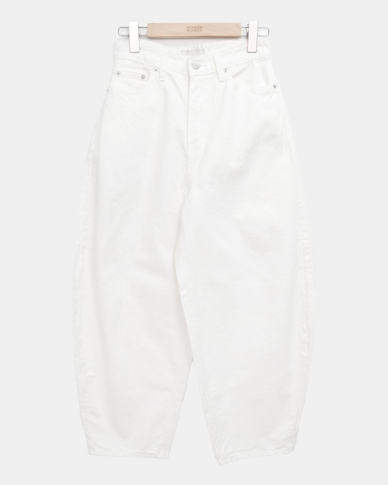 Habeun Back Corset Balloon Wide Pants
