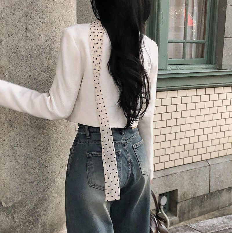 [Bellide made] momochi pocket tweed jacket