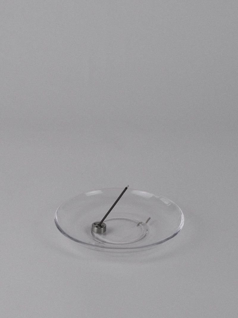 Stainless steel Holder & Glass Tray set