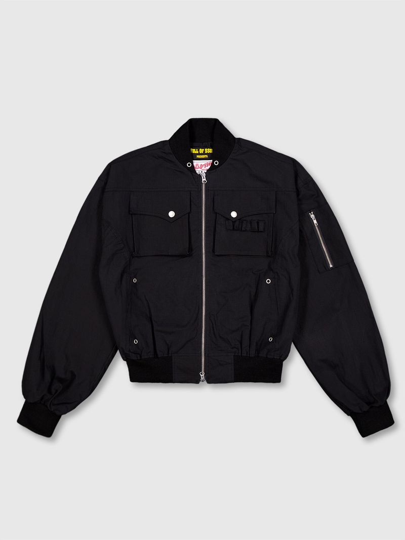 Ripstop Bomber Jacket (Black)