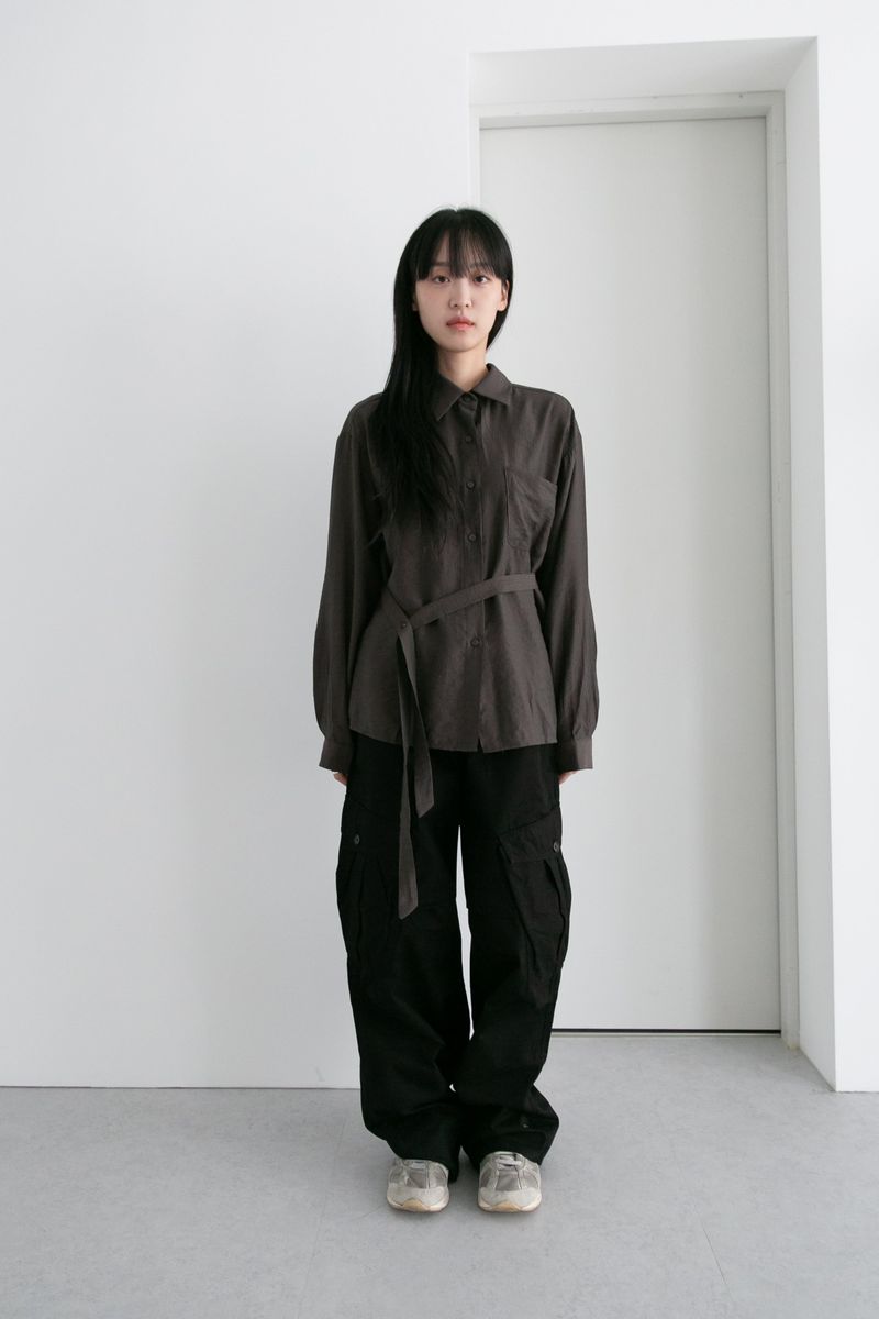 belt point stripe shirts(3colors)