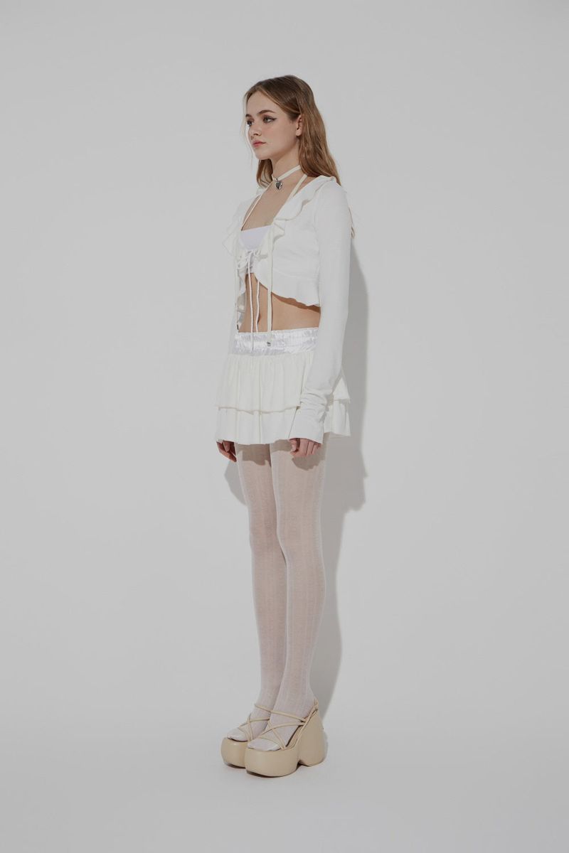 DOUBLE TIERED SKIRT