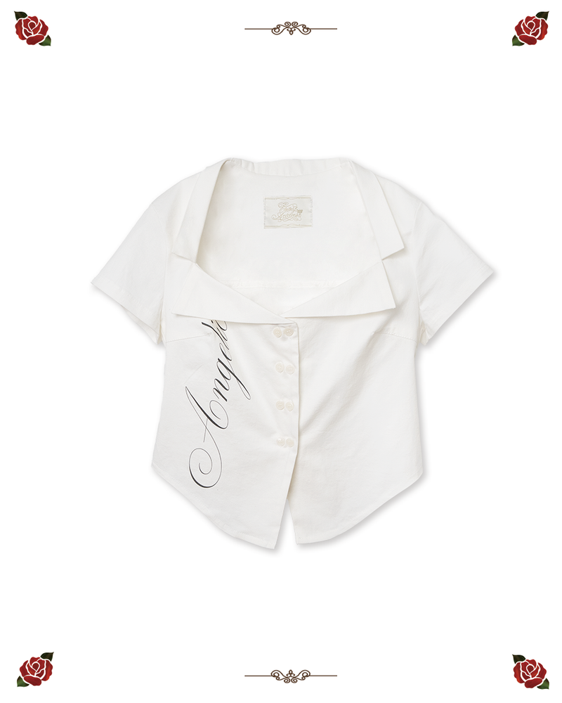 elfelfelf archives（エルフエルフエルフアーカイブ）の「ANGELIC BOLERO SHIRTS [IVORY]（Tops）」