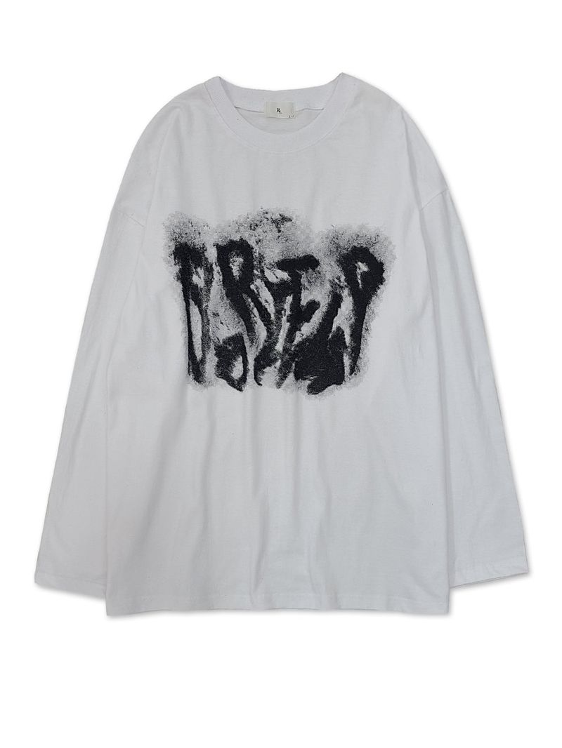Brick printed long sleeve