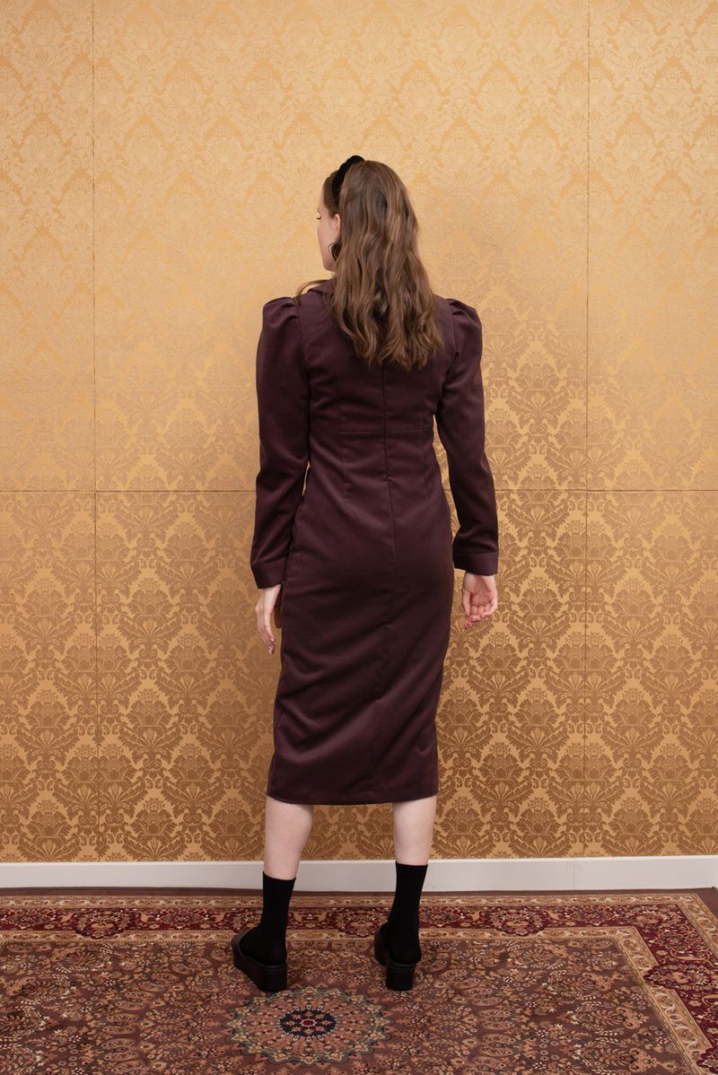 volume sleeve dress