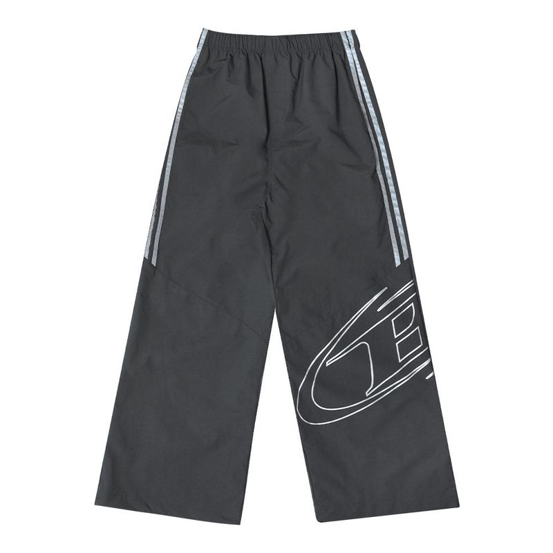 BORN TO WIN（ボーン トゥ ウィン）の「REFLECTIVE LINE BIG SYMBOL WIDE PANTS [CHARCOAL]（Pants）」