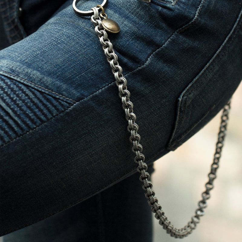 SVC-523 Antique Silver Ginger Keychain