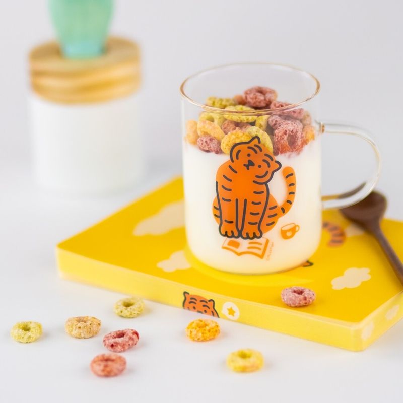 TIGER GLASS MUG SMALL