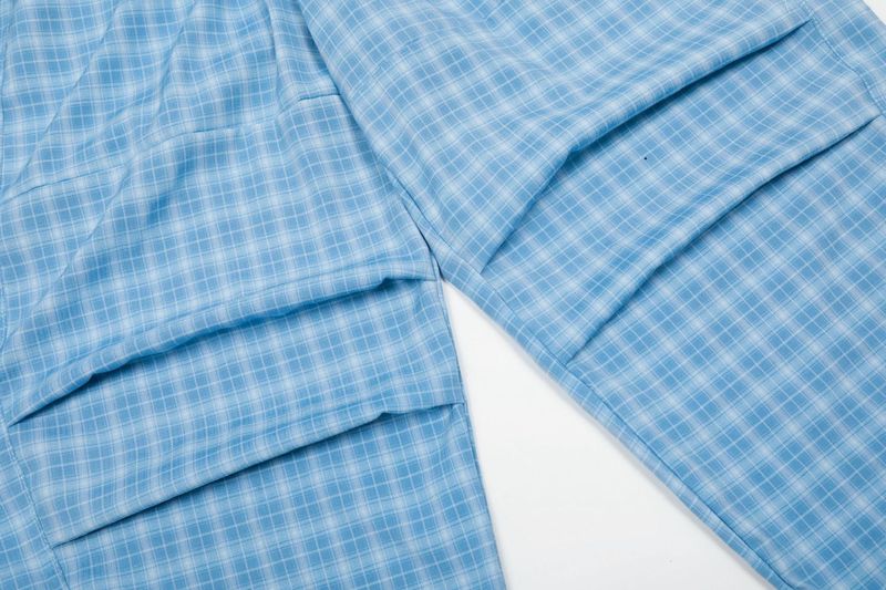 Check Balloon Shirring Pants 232008614
