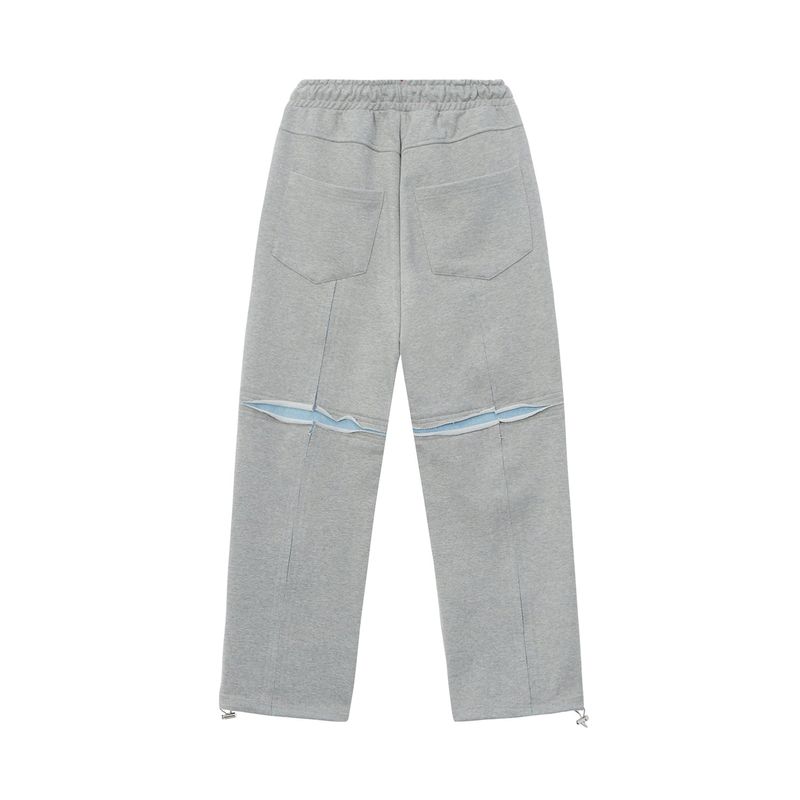 [ULKIN] Cross Low-Edge Sweat Pants_Gray