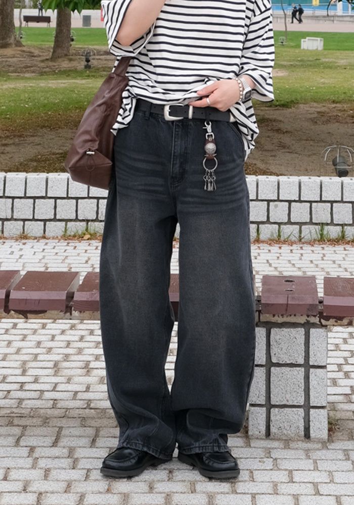 SEMIKAJI（セミカジ）の「CO Back Pocket Wide Denim Pants（Pants）」