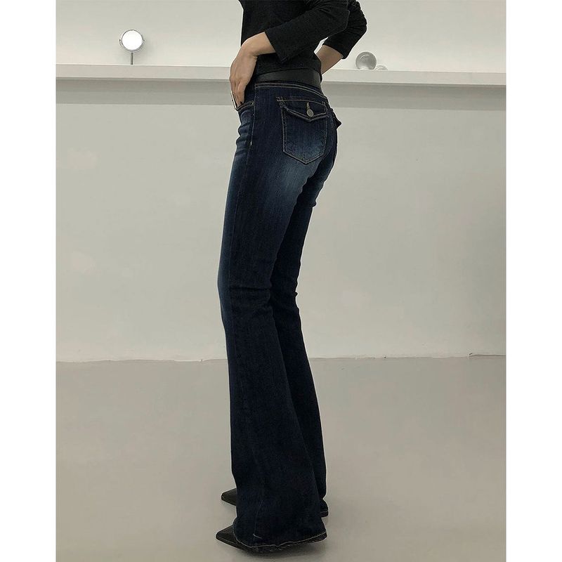 Deep blue Washing Bootcut