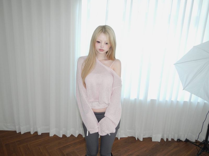 marshmallow unbal knit(3 color)
