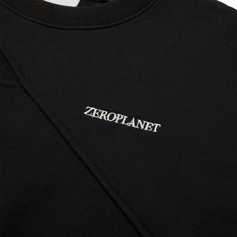 スリットポイントスウェット/Slit Point Sweatshirt [BLACK]
