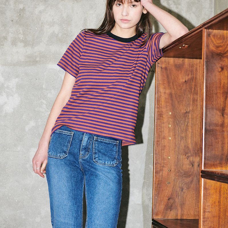 Bootcut Denim Pants Blue