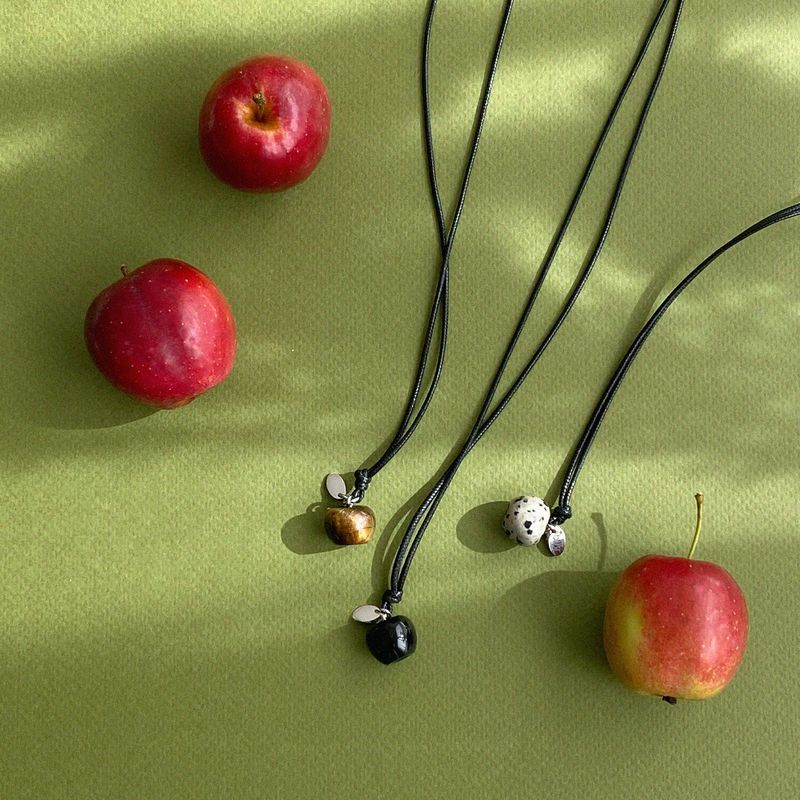 blackberry apple necklace