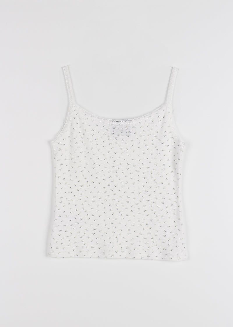 POINTEL LACE SLEEVELESS