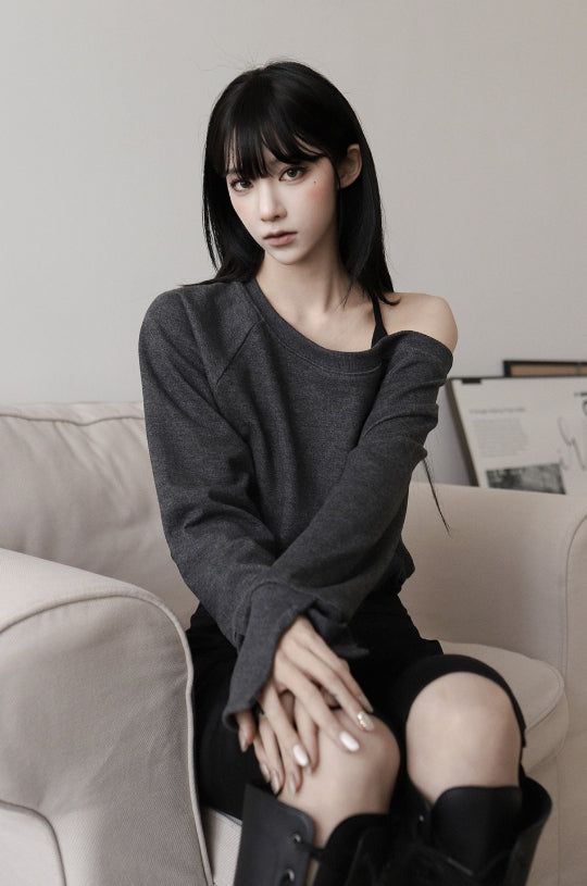EEUN（イウン）の「Soft button sleeve sweatshirt（Tops）」