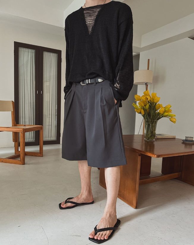 2PLAN（ツープラン）の「Spud Two-Pintuck Bermuda Slacks（Pants）」