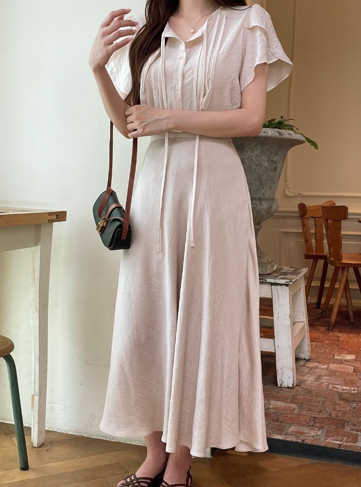 iam mari（アイアム マリ）の「Meshian banding flare long skirt（Skirts）」