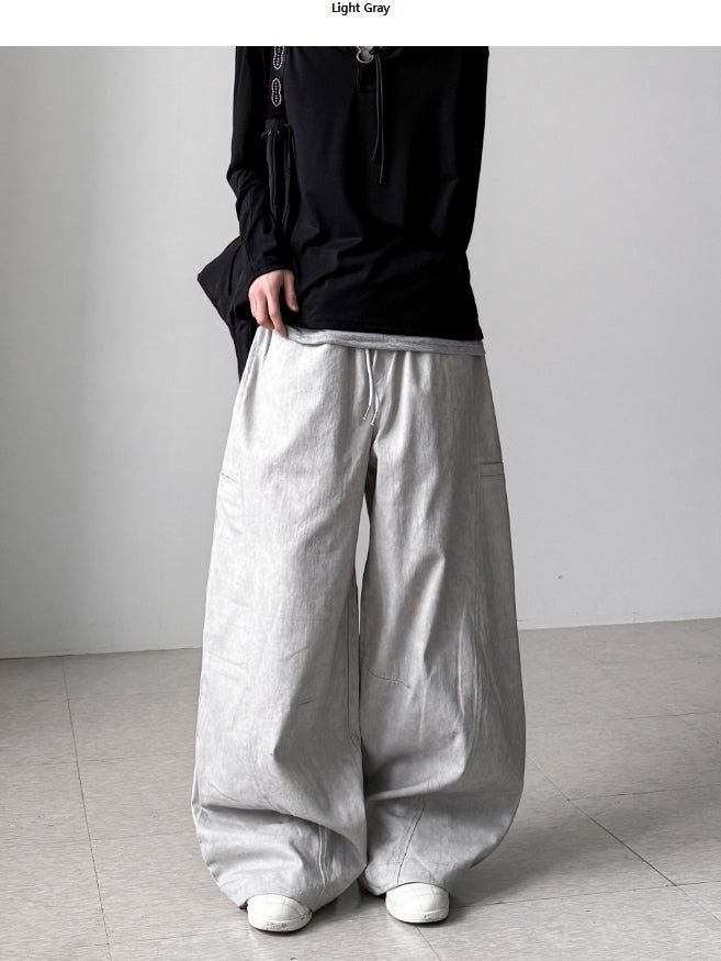 YOURNUS（ユアナス）の「ベニンウォッシュ加工バルーンパンツ（パンツ）」