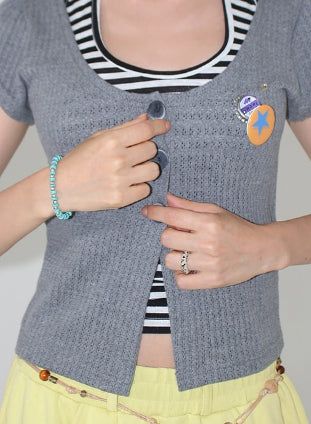 BLUE STON BEAD BRACELET