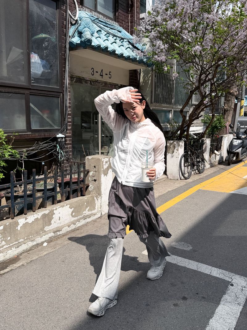  UNBAL FRILLED SKIRT