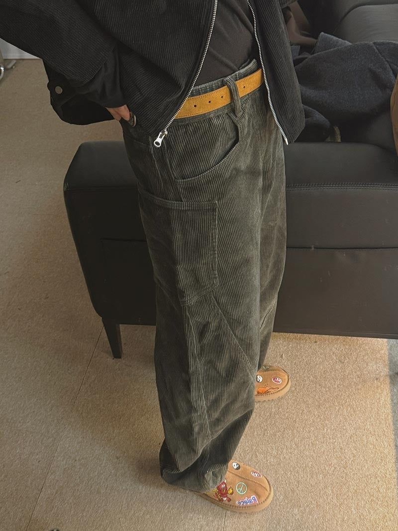 ASCLO（エジュクロ）の「[Premium] Corduroy 3D Dyeing Pants (2color)（Pants）」