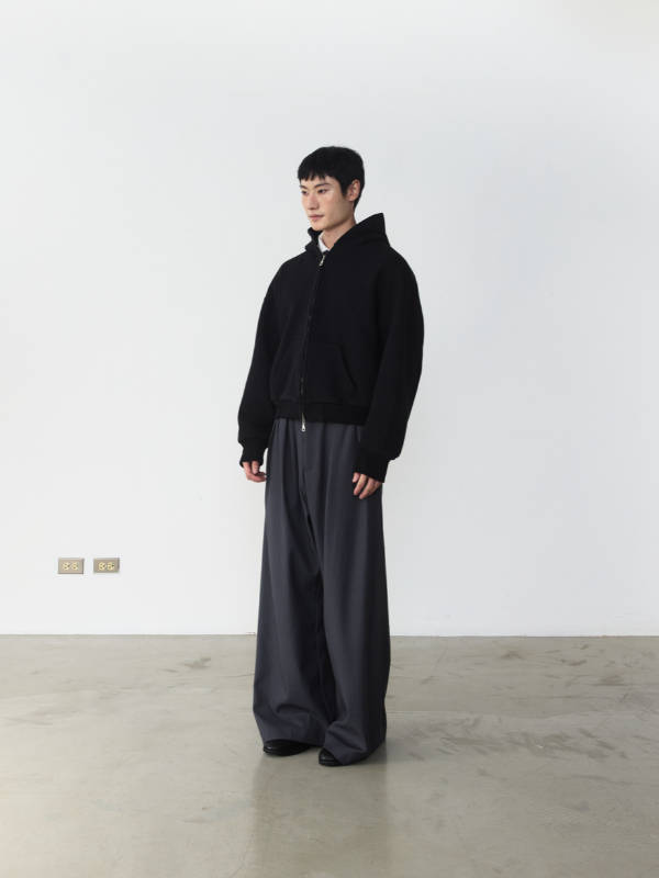 RB14 Cropped Boxy Hoodie Jacket