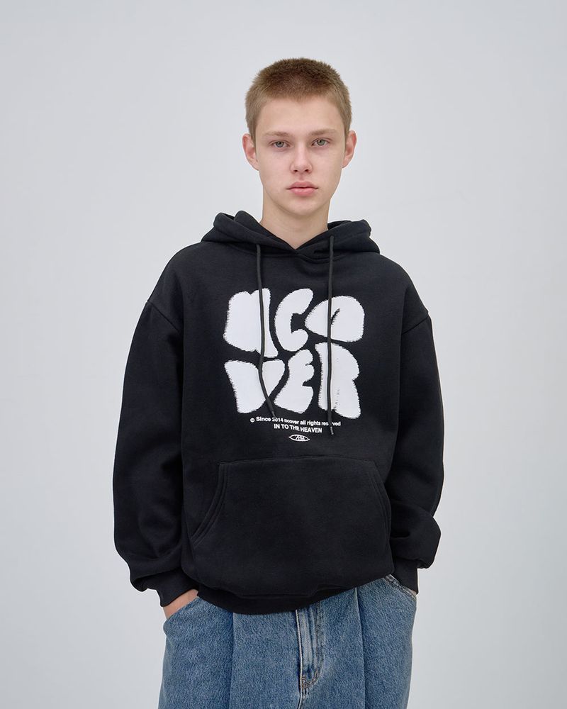 POINTAGE LOGO HOODIE - BLACK