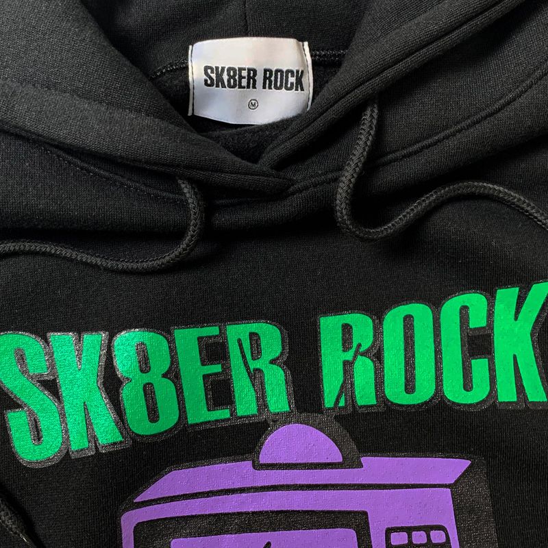TV ROCK HOODIE BLACK