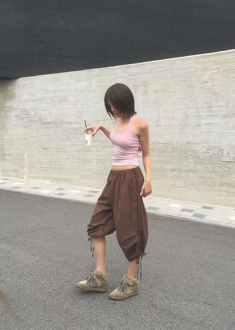 CARGO STRING BERMUDA PANTS (6color)